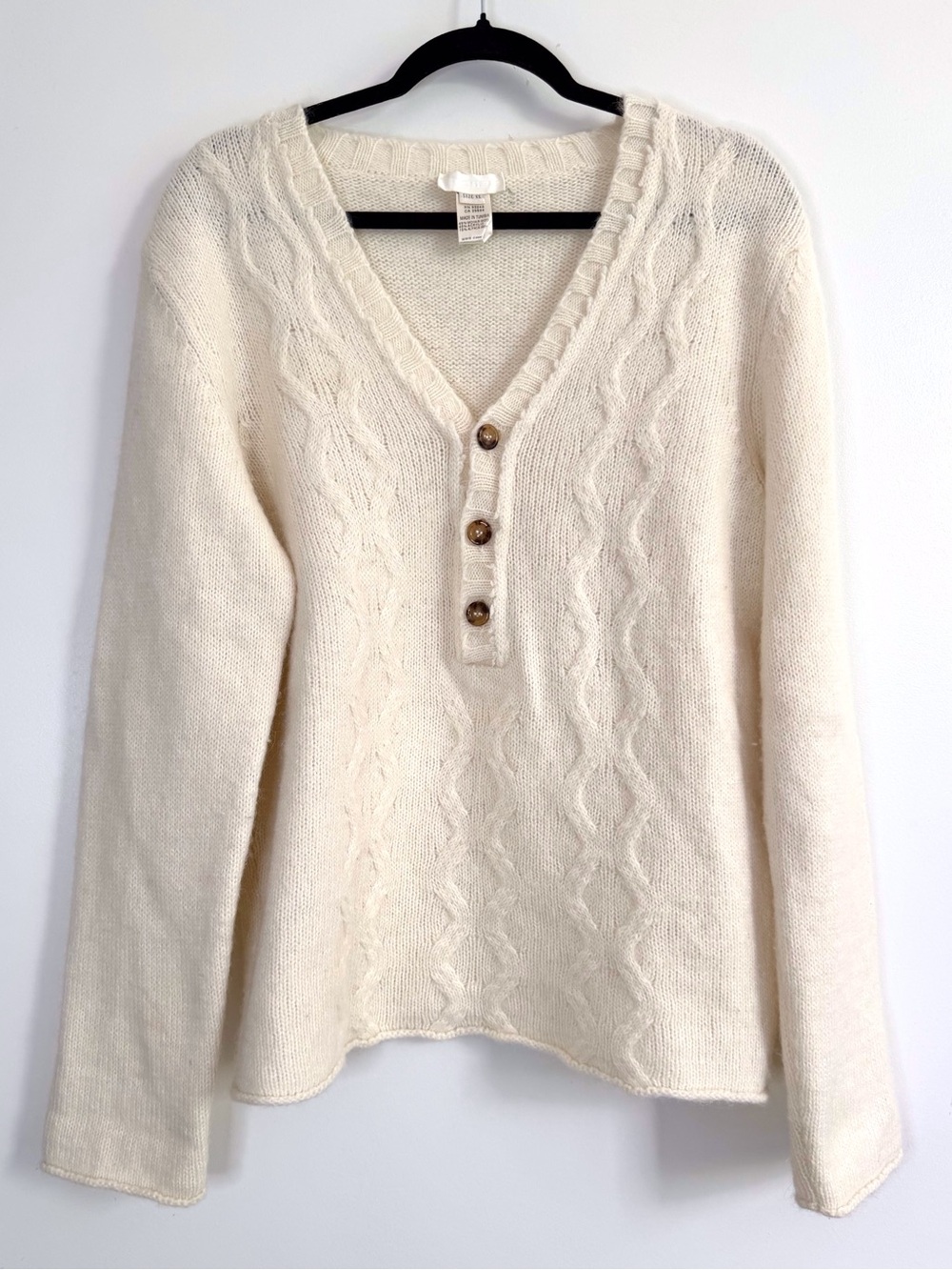 Diesel Wool Cream Sweater Large / Extra Large